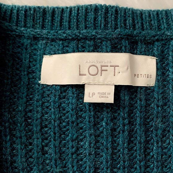 LOFT Pullover Sweater w/ Crocheted Arms - Picture 11 of 14